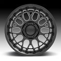 KMC Technic KM722 Satin Black Custom Wheels Rims 3